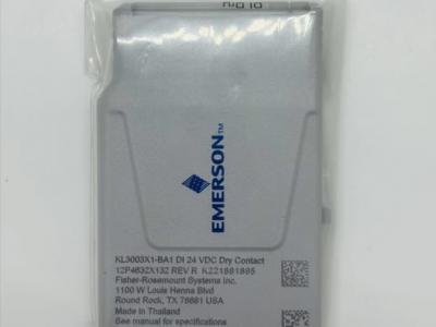 مهره‌های تماسی خشک EMERSON DELTAV KL3003X1-BA1 با ولتاژ DI 24 VDC، شماره قطعه 12P4632، مدل Rev R