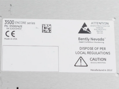ماژول مانیتور ارتعاش Bently Nevada 285691-01 مدل 3500/42E