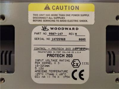 محافظ سرعت بیش از حد ProTech 203 مدل 9907-147 Woodward