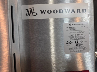 کنترل‌کننده ژنراتور موتور Woodward مدل EGCP-3 با شماره قطعه 8406-113
